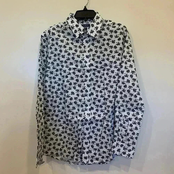 Mens Club Room Refined Woven Button Down Shirt NWT - B5 - Picture 2 of 6